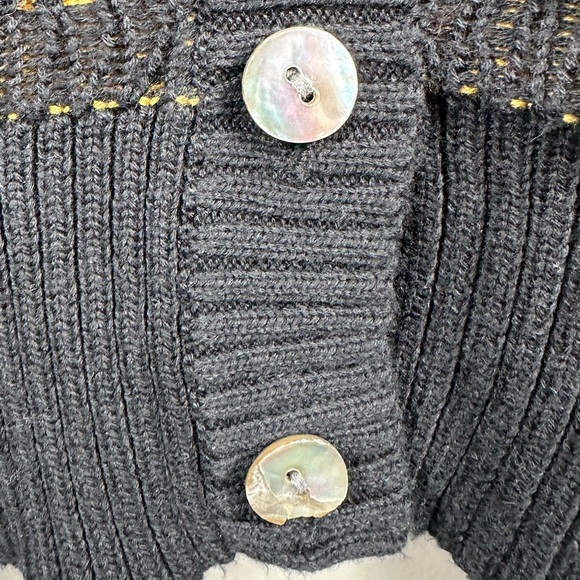 Sundance Floral Button Down Cardigan Size Medium - Picture 6 of 7